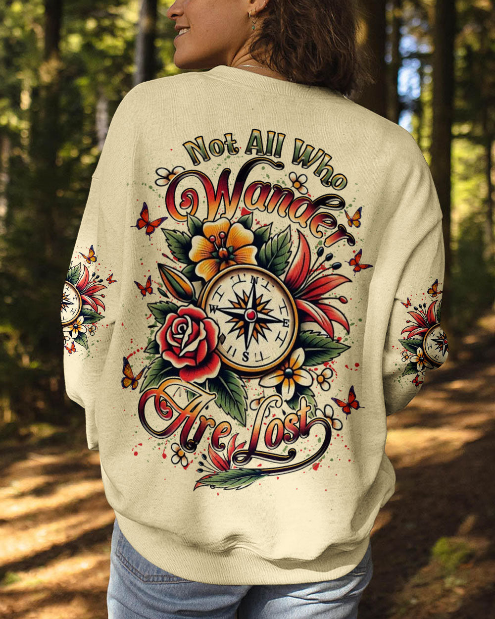 NOT ALL WHO WANDER ARE LOST ALL OVER PRINT - YHDU0807254
