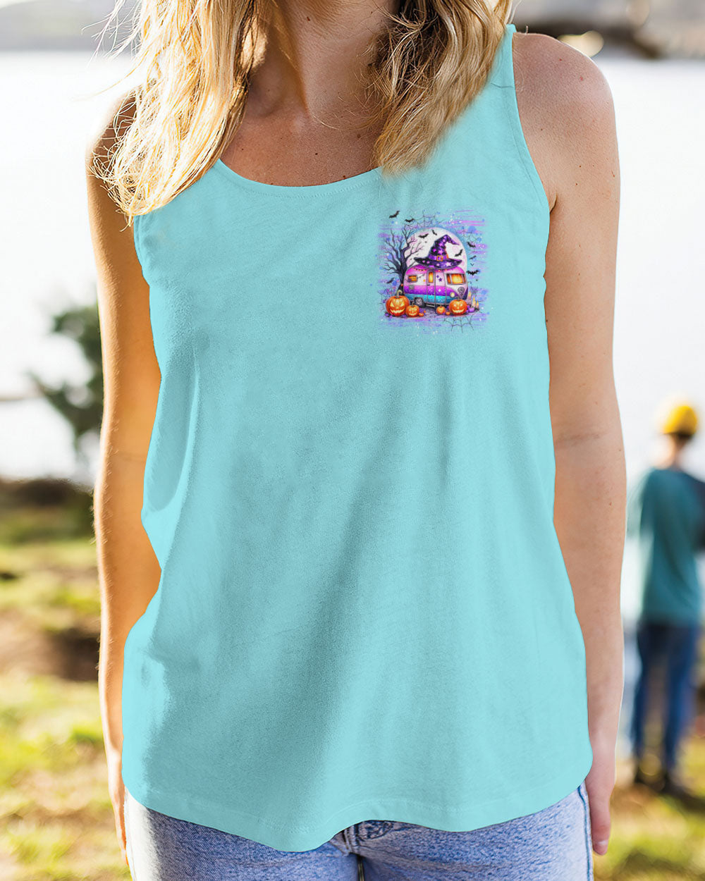 MY BROOM BROKE SO NOW HALLOWEEN CAMPING ALL OVER PRINT - YHDU0808242