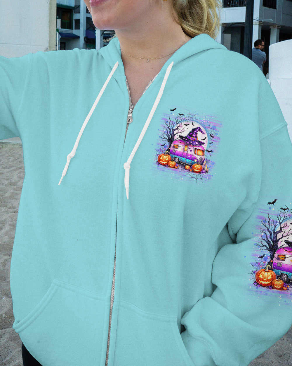 MY BROOM BROKE SO NOW HALLOWEEN CAMPING ALL OVER PRINT - YHDU0808242