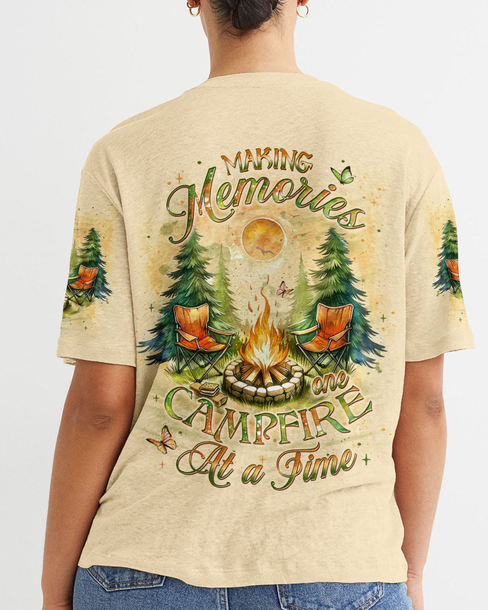 MAKING MEMORIES ONE CAMPFIRE AT A TIME ALL OVER PRINT - YHDU1106241