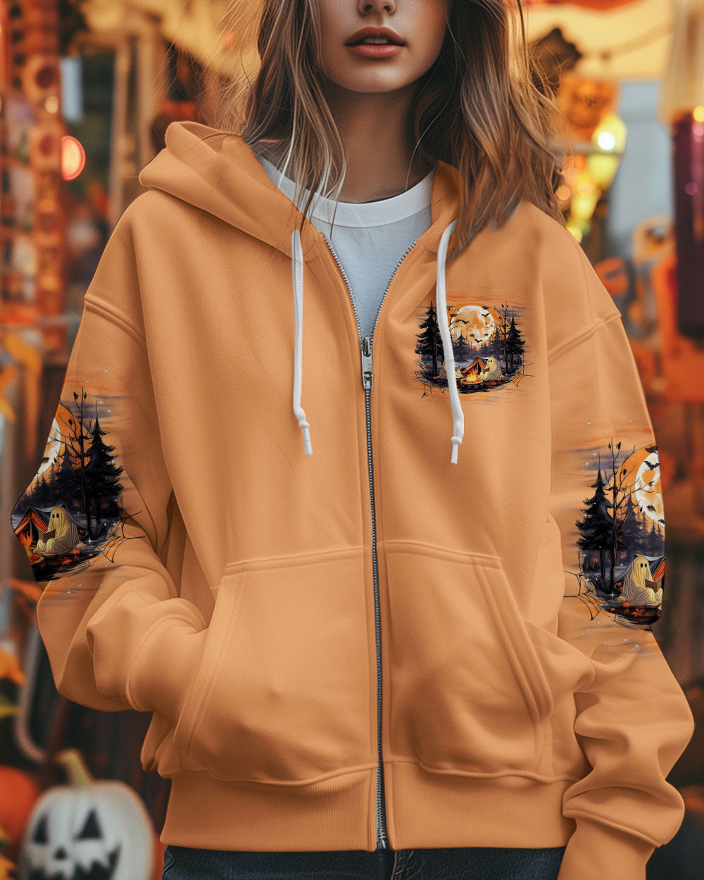 MAKING MEMORIES ONE CAMPFIRE AT A TIME HALLOWEEN ALL OVER PRINT - YHDU1109243
