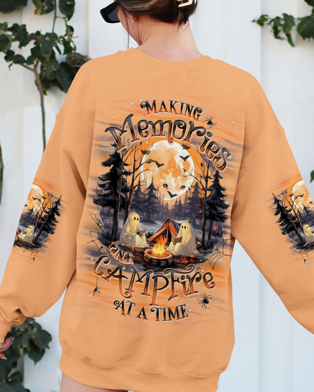 MAKING MEMORIES ONE CAMPFIRE AT A TIME HALLOWEEN ALL OVER PRINT - YHDU1109243