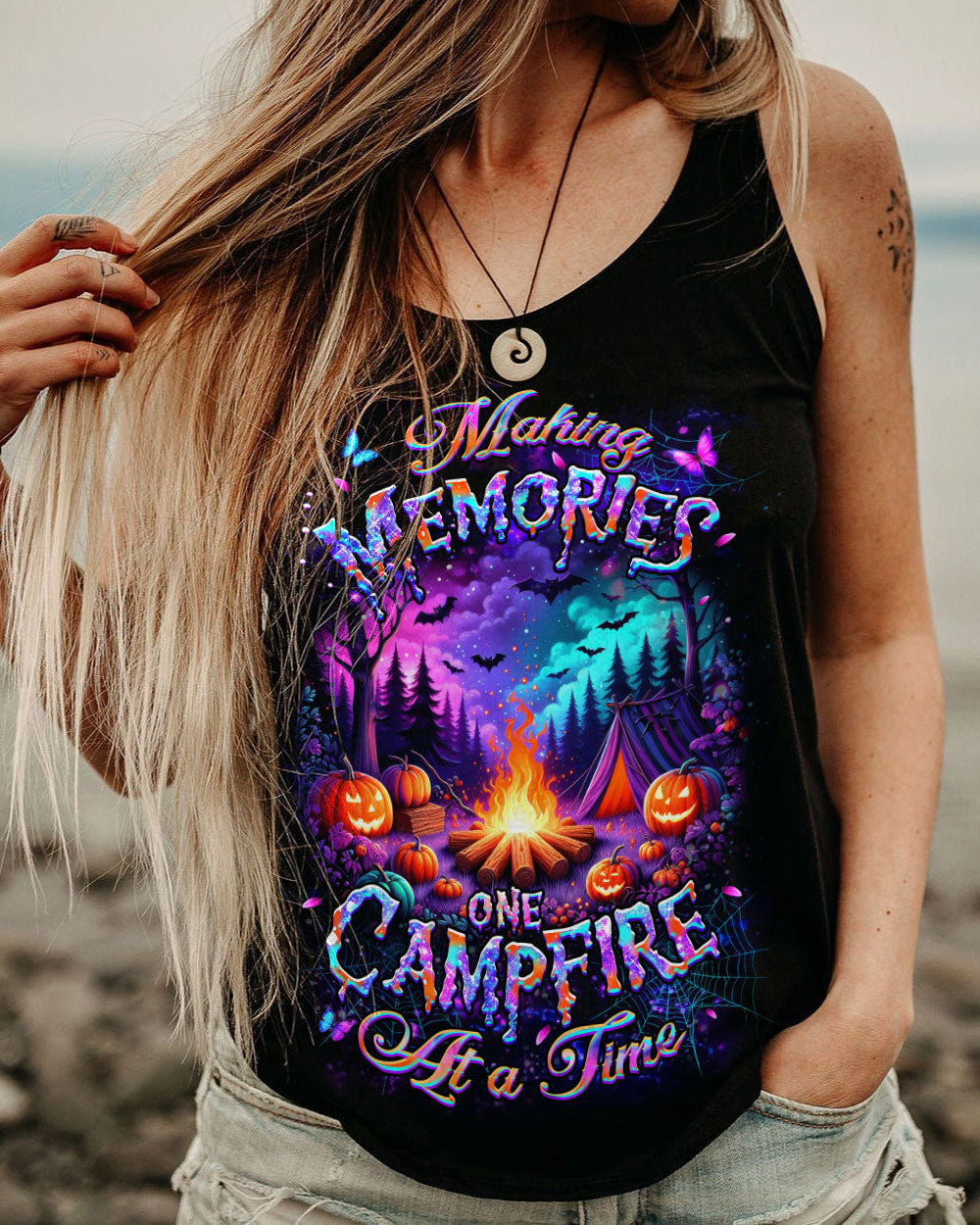 MAKING MEMORIES ONE CAMPFIRE HALLOWEEN ALL OVER PRINT - YHDU1208243