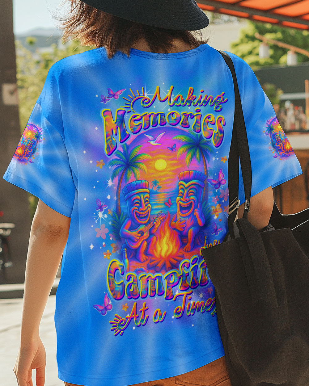 MAKING MEMORIES ONE CAMPFIRE AT A TIME TIKI ALL OVER PRINT - YHDU1704253
