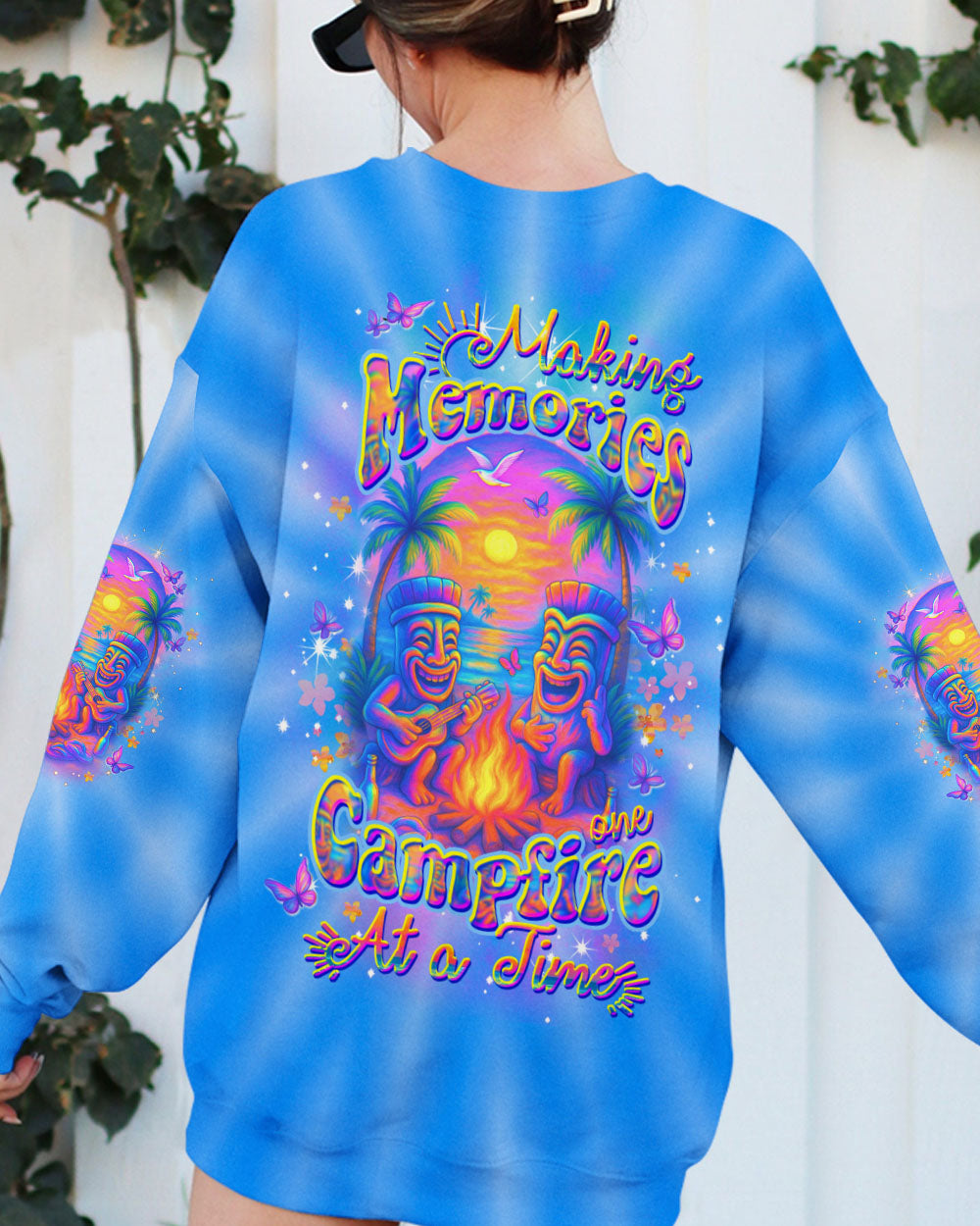 MAKING MEMORIES ONE CAMPFIRE AT A TIME TIKI ALL OVER PRINT - YHDU1704253