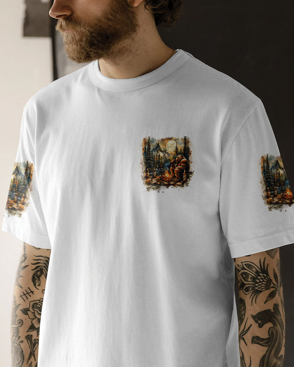 I TRIED TO BE GOOD BUT THEN THE BONFIRE ALL OVER PRINT - YHDU1712243