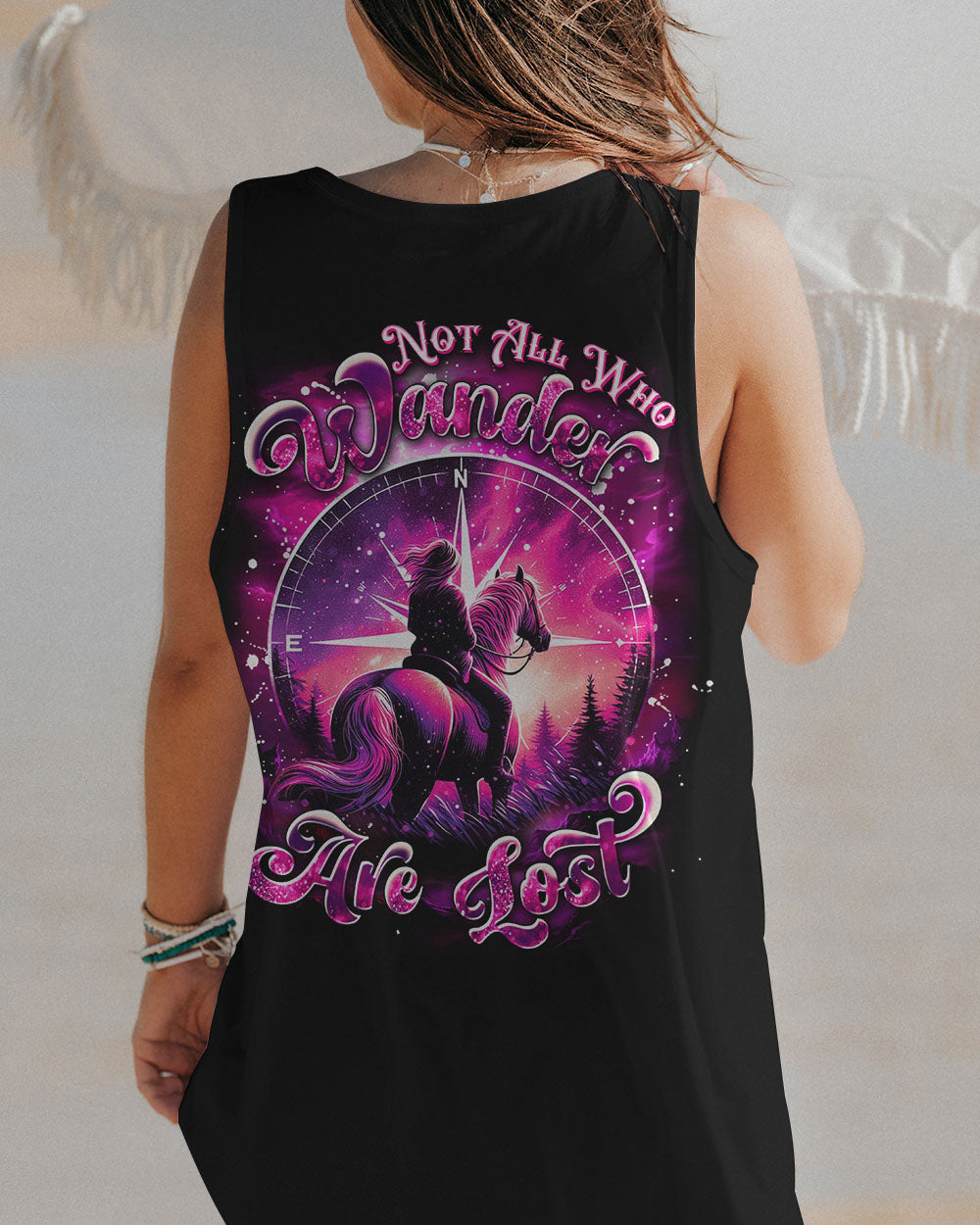  NOT ALL WHO WANDER ARE LOST HORSE ALL OVER PRINT - YHDU2211241