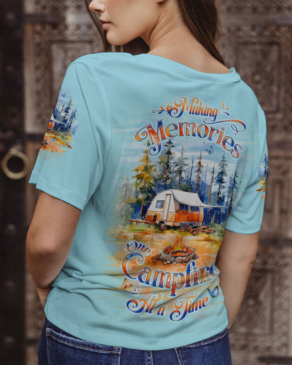 MAKING MEMORIES ONE CAMPFIRE AT A TIME ALL OVER PRINT - YHDU3007243