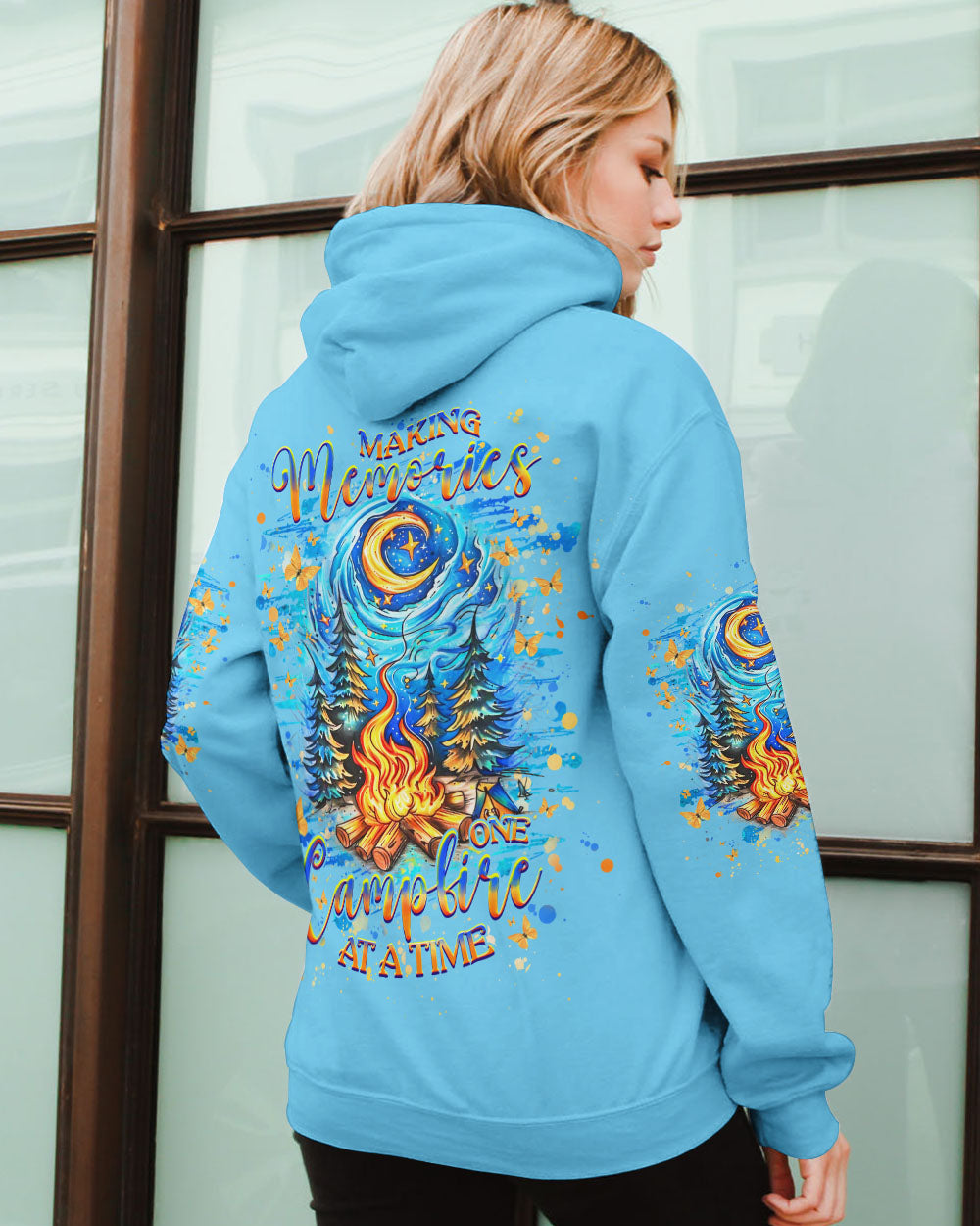 MAKING MEMORIES ONE CAMPFIRE AT A TIME ALL OVER PRINT - YHHG0108241