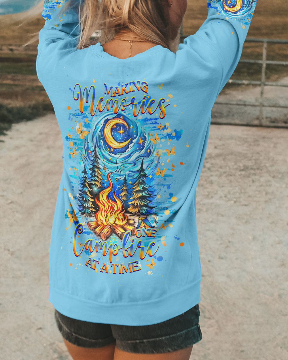 MAKING MEMORIES ONE CAMPFIRE AT A TIME ALL OVER PRINT - YHHG0108241