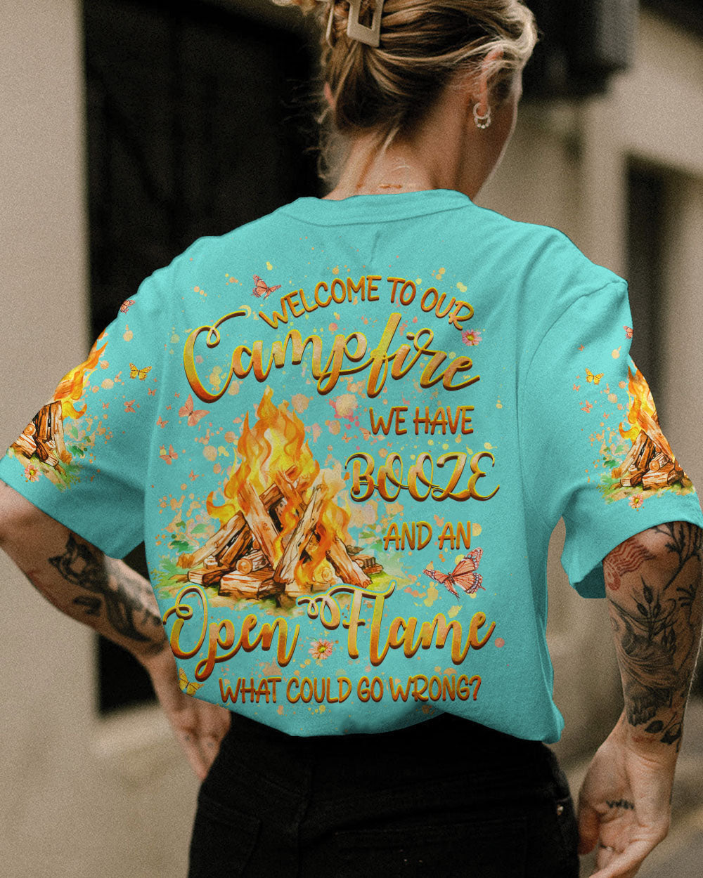 WELCOME TO OUR CAMPFIRE ALL OVER PRINT - YHHG0307241