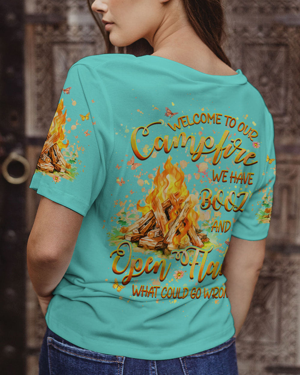 WELCOME TO OUR CAMPFIRE ALL OVER PRINT - YHHG0307241