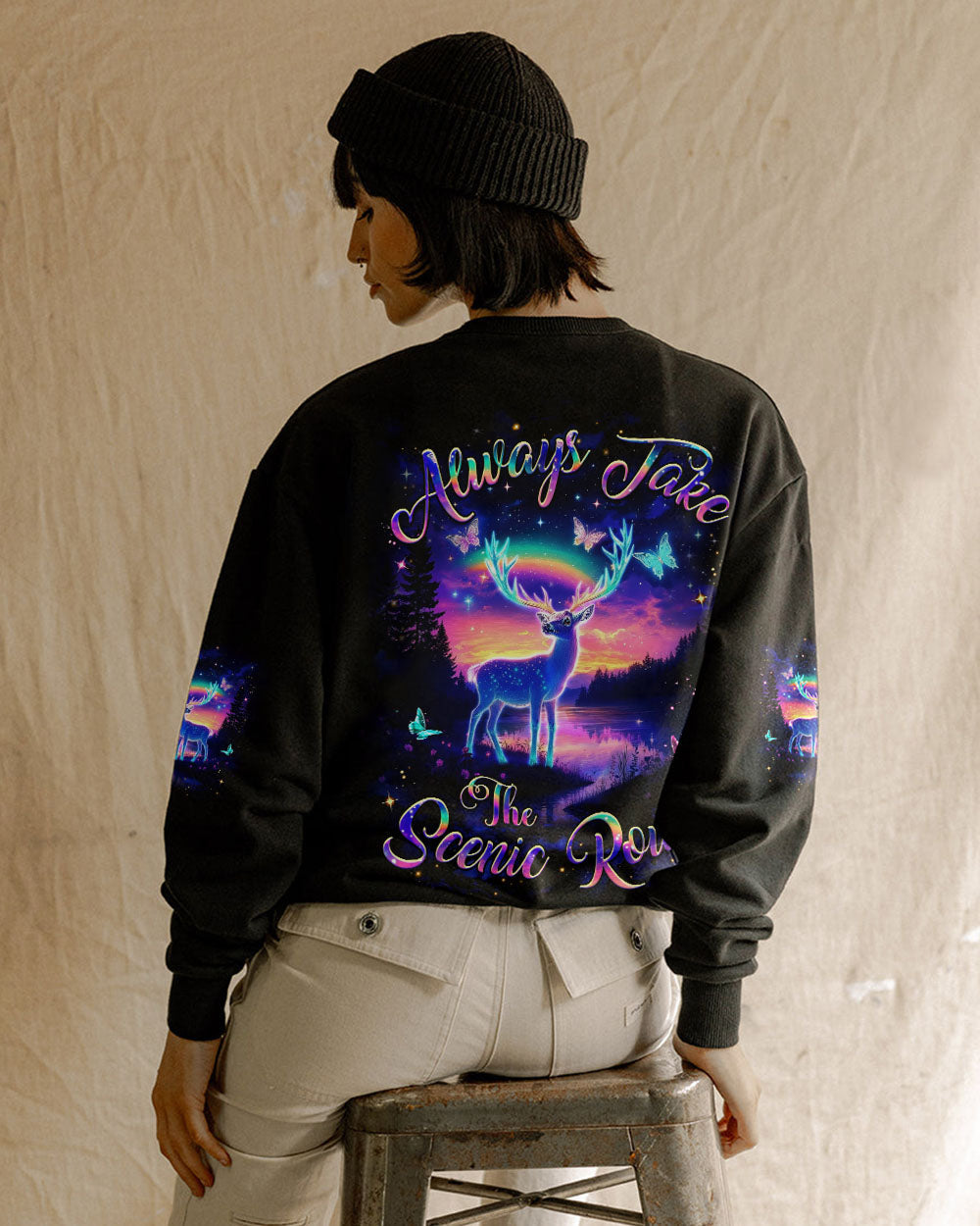 ALWAYS TAKE THE SCENIC ROUTE ALL OVER PRINT - YHHG0412252