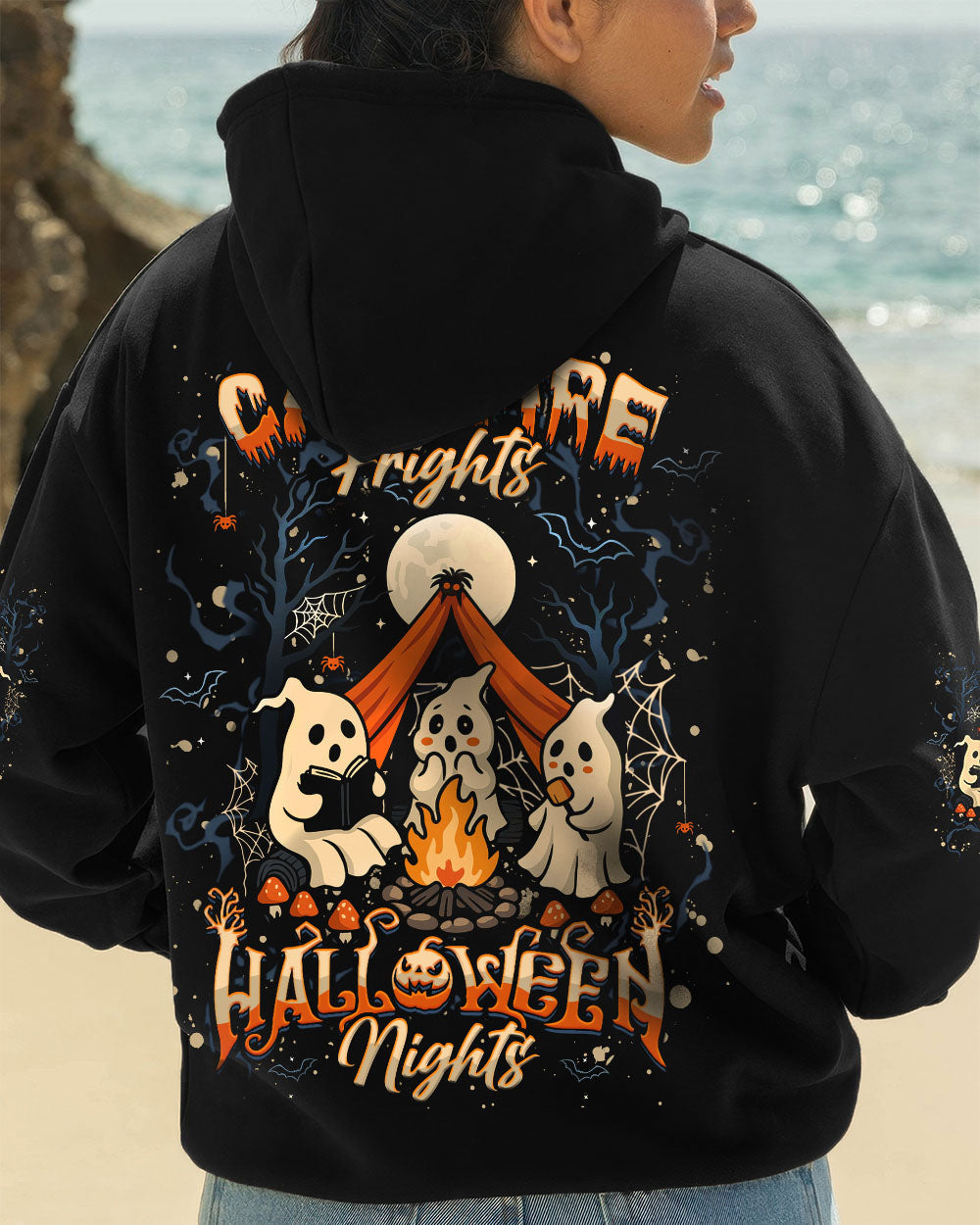 CAMPFIRE FRIGHTS HALLOWEEN NIGHTS HALLOWEEN ALL OVER PRINT - YHHG0608251