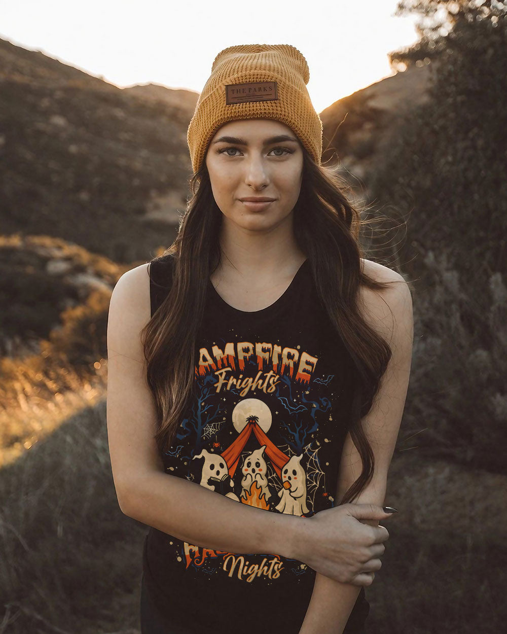 CAMPFIRE FRIGHTS HALLOWEEN NIGHTS HALLOWEEN ALL OVER PRINT - YHHG0608251