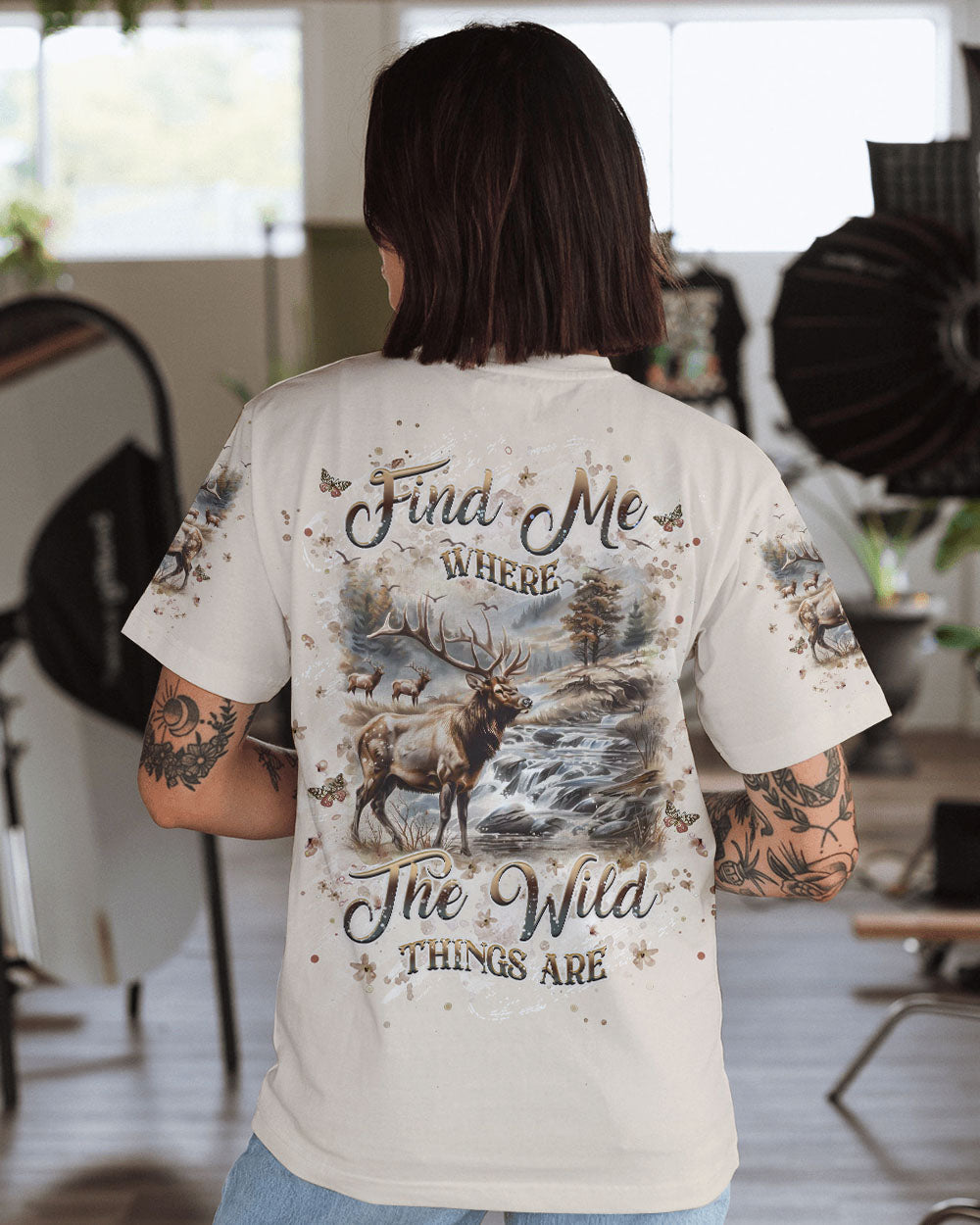 FIND ME WHERE THE WILD THINGS ARE ALL OVER PRINT - YHHG0711242