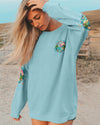 SMELL THE SEA FEEL THE BREEZE COMPASS ALL OVER PRINT - YHHG0904253