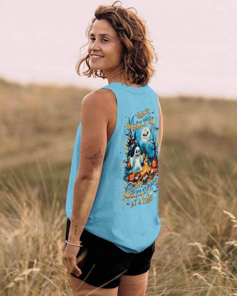 MAKING MEMORIES ONE CAMPFIRE AT A TIME HALLOWEEN ALL OVER PRINT - YHHG2108241