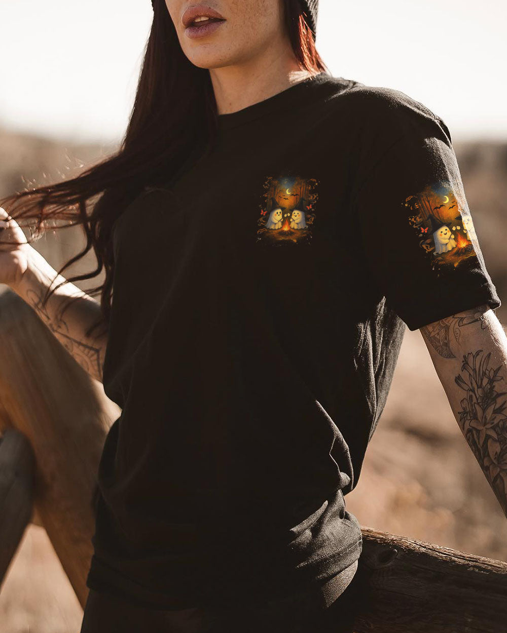 MAKING MEMORIES ONE CAMPFIRE AT A TIME HALLOWEEN ALL OVER PRINT - YHHG2407252