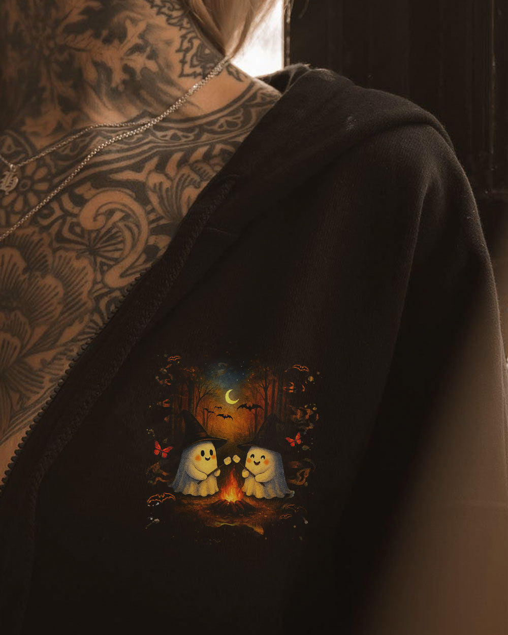 MAKING MEMORIES ONE CAMPFIRE AT A TIME HALLOWEEN ALL OVER PRINT - YHHG2407252