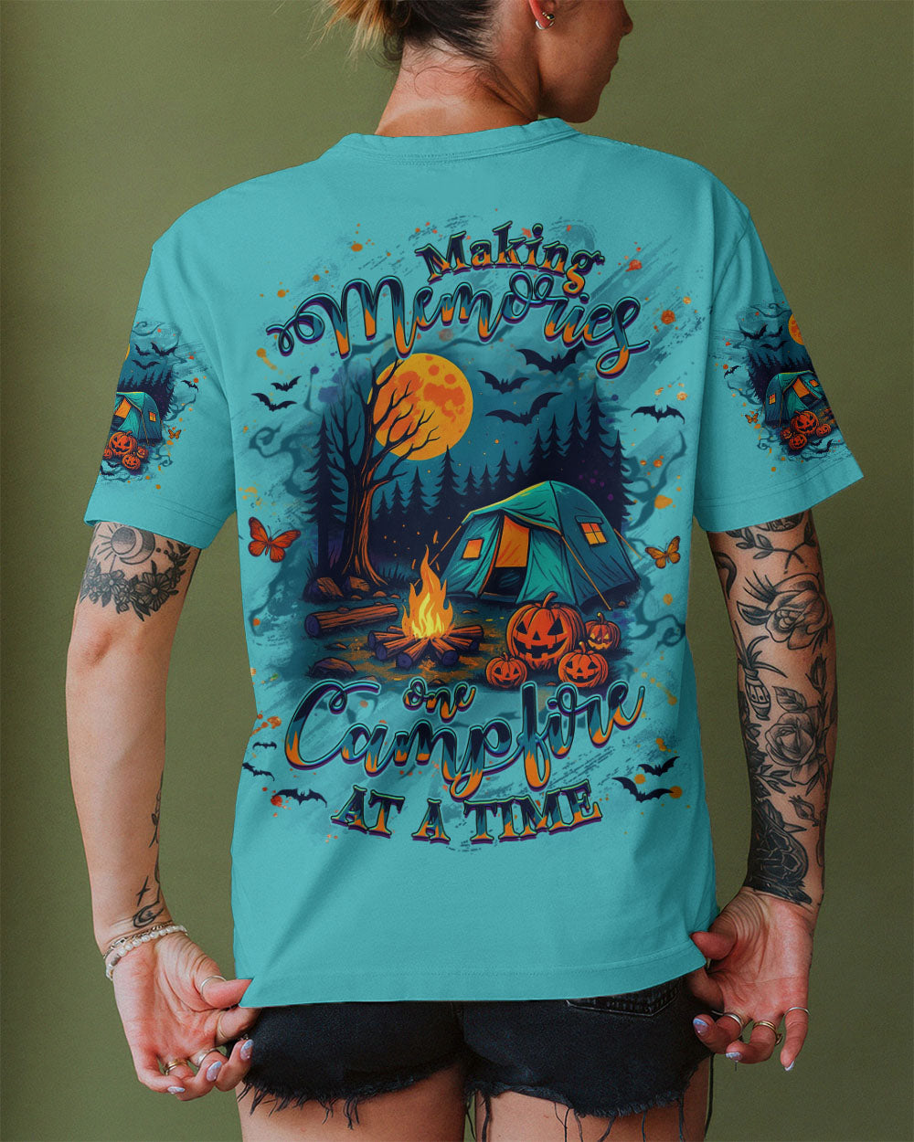 MAKING MEMORIES ONE CAMPFIRE AT A TIME HALLOWEEN ALL OVER PRINT - YHHG2507253