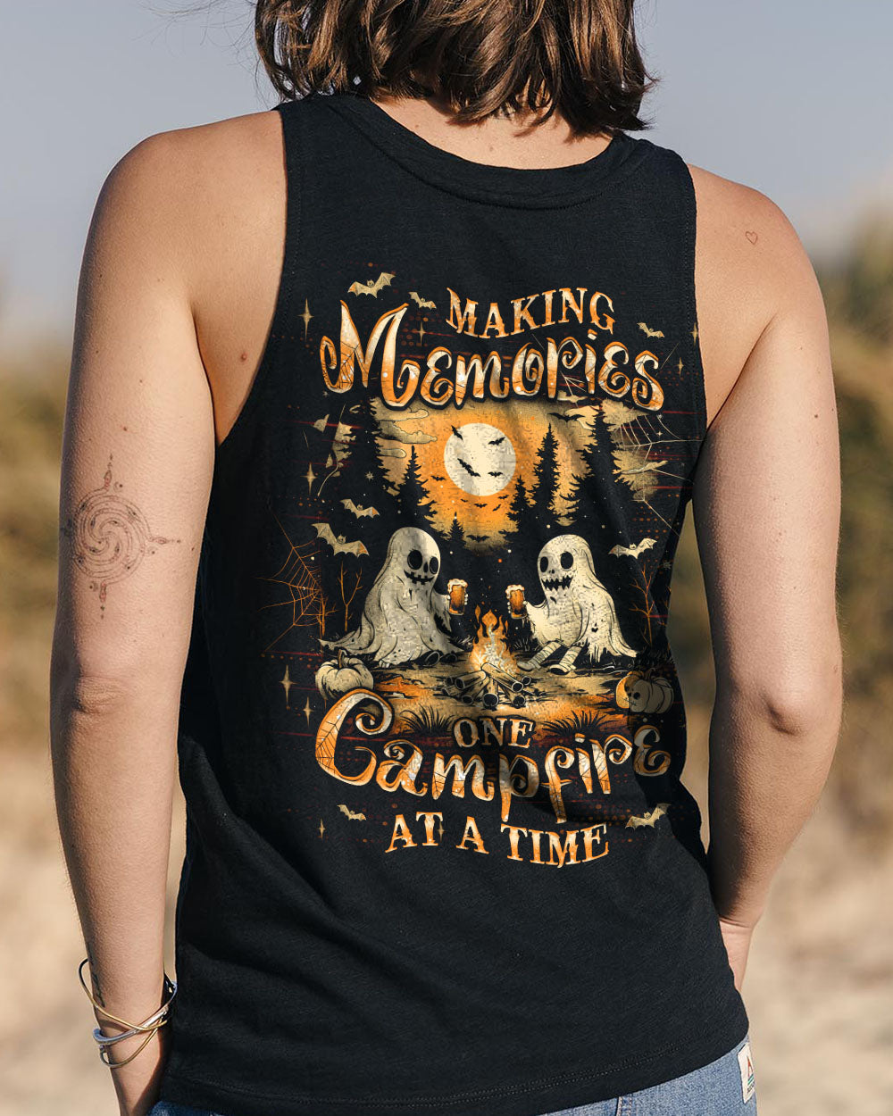 MAKING MEMORIES ONE CAMPFIRE AT A TIME HALLOWEEN ALL OVER PRINT - YHHG2608241