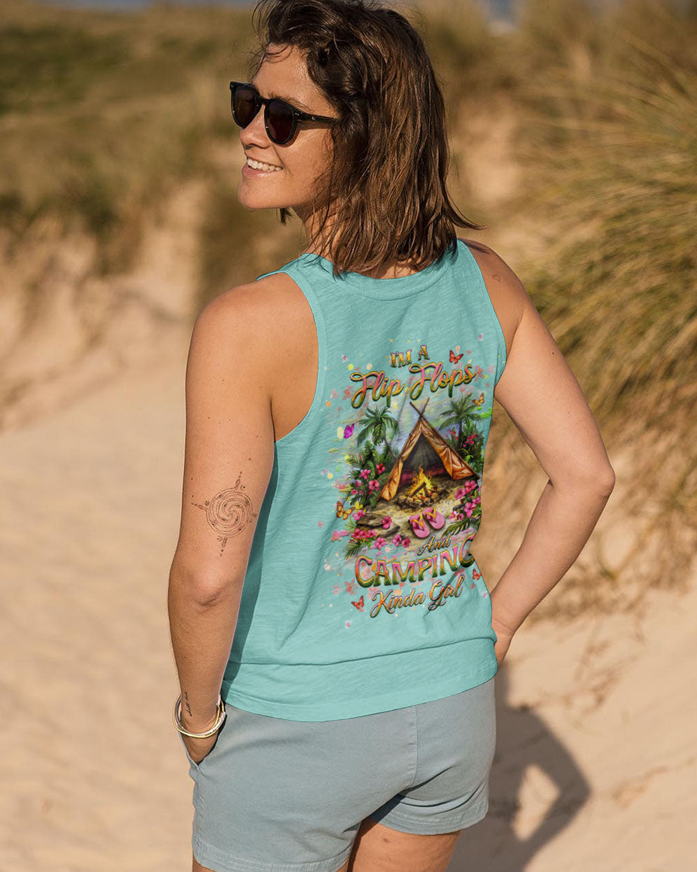 I'M A FLIP FLOPS AND CAMPING KINDA GIRL ALL OVER PRINT - YHHG2709243