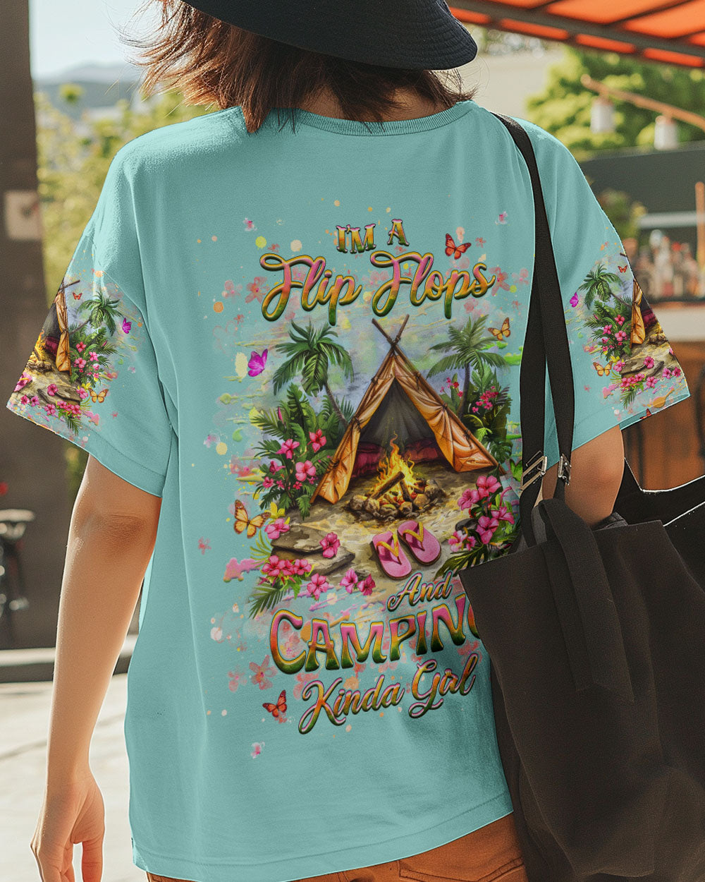 I'M A FLIP FLOPS AND CAMPING KINDA GIRL ALL OVER PRINT - YHHG2709243