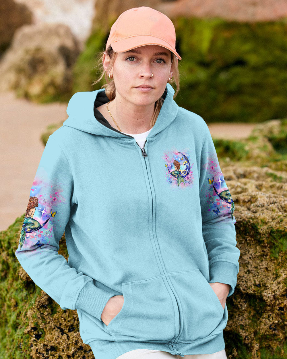 STAY WILD OCEAN CHILD MERMAID ALL OVER PRINT - YHHG2905252