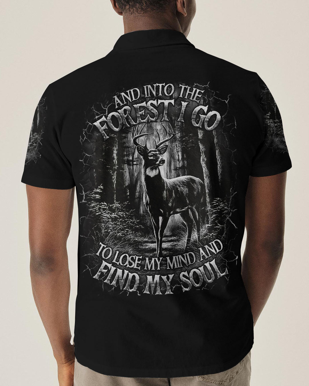AND INTO THE FOREST I GO DEER ALL OVER PRINT - YHHN0112253