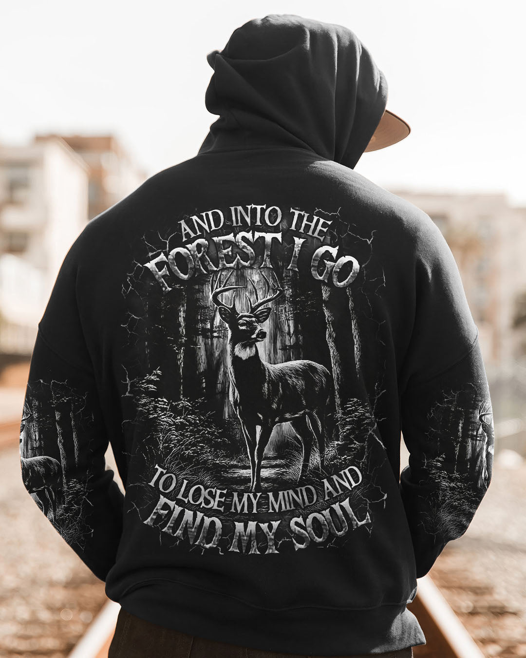 AND INTO THE FOREST I GO DEER ALL OVER PRINT - YHHN0112253