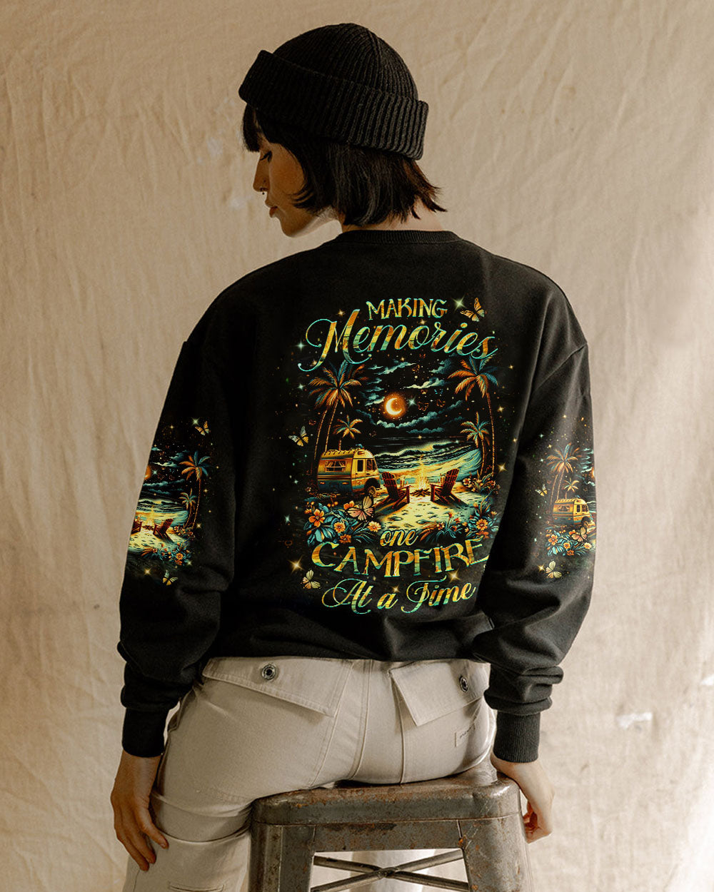 MAKING MEMORIES ONE CAMPFIRE AT A TIME ALL OVER PRINT - YHHN0205244