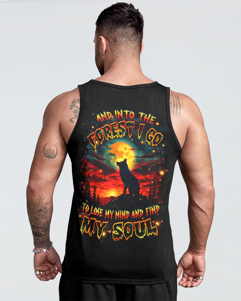 AND INTO THE FOREST I GO WOLF ALL OVER PRINT - YHHN0304251