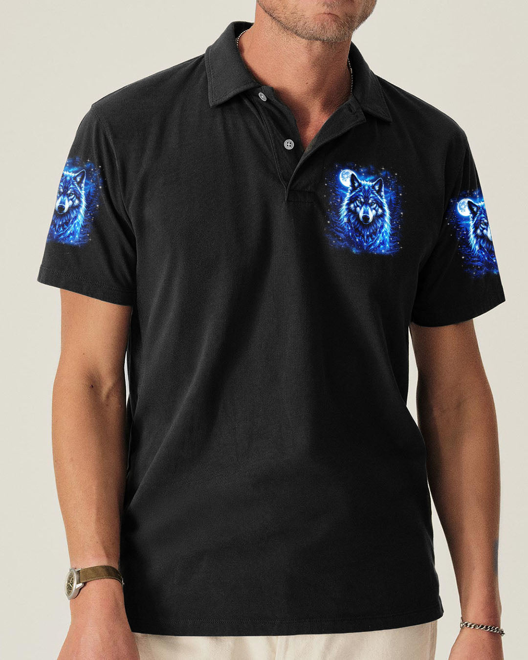 HELLO DARKNESS MY OLD FRIEND WOLF ALL OVER PRINT - YHHN0311251
