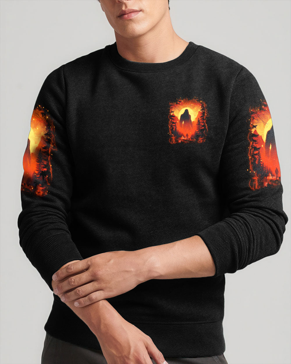 HELLO DARKNESS MY OLD FRIEND BIGFOOT ALL OVER PRINT - YHHN0312252