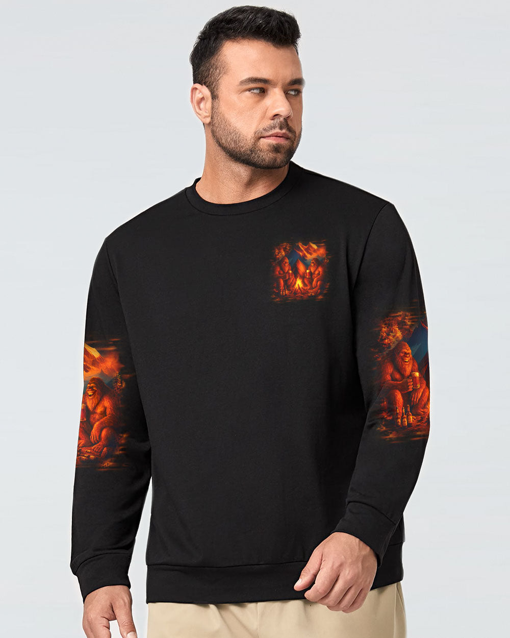 MAKING MEMORIES ONE CAMPFIRE AT A TIME BIGFOOT ALL OVER PRINT - YHHN0508253
