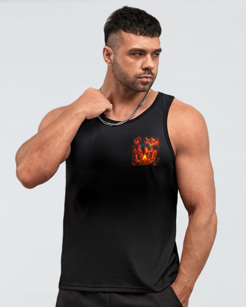 MAKING MEMORIES ONE CAMPFIRE AT A TIME BIGFOOT ALL OVER PRINT - YHHN0508253