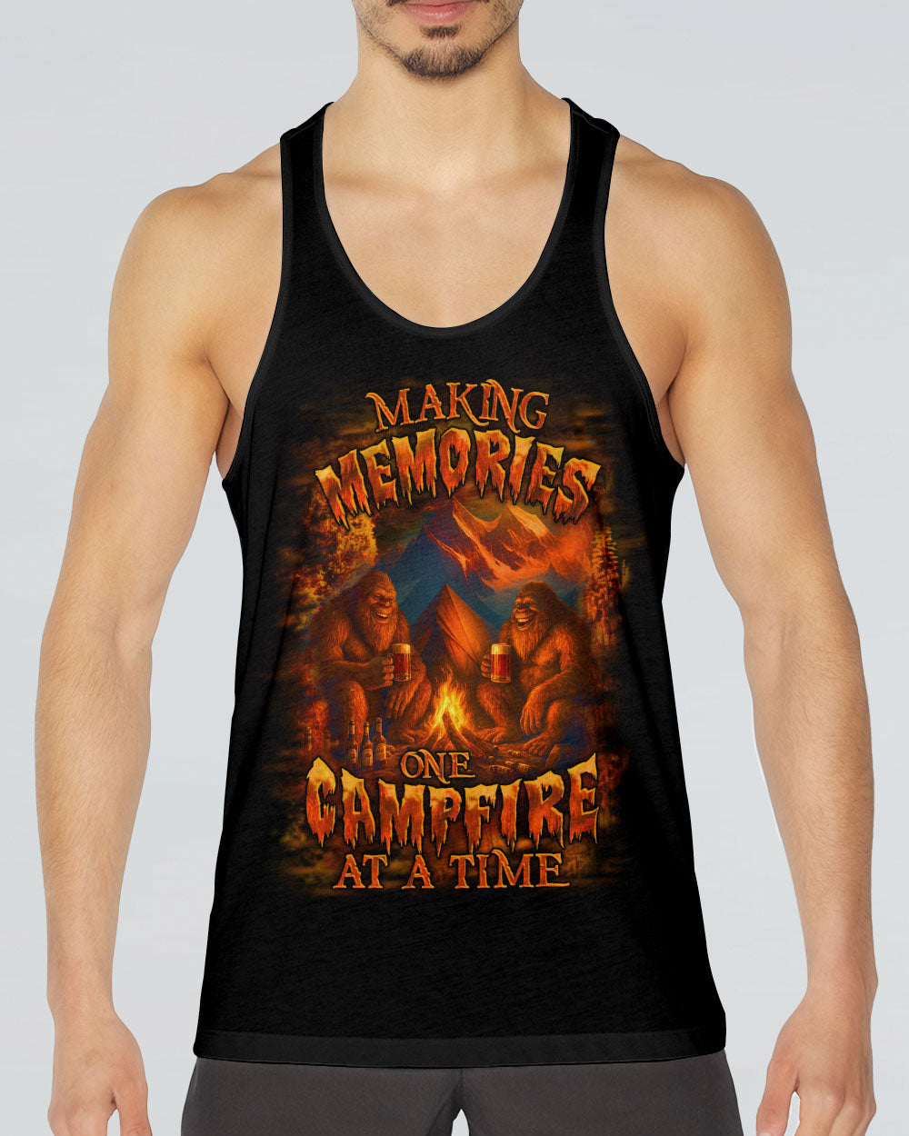 MAKING MEMORIES ONE CAMPFIRE AT A TIME BIGFOOT ALL OVER PRINT - YHHN0508253