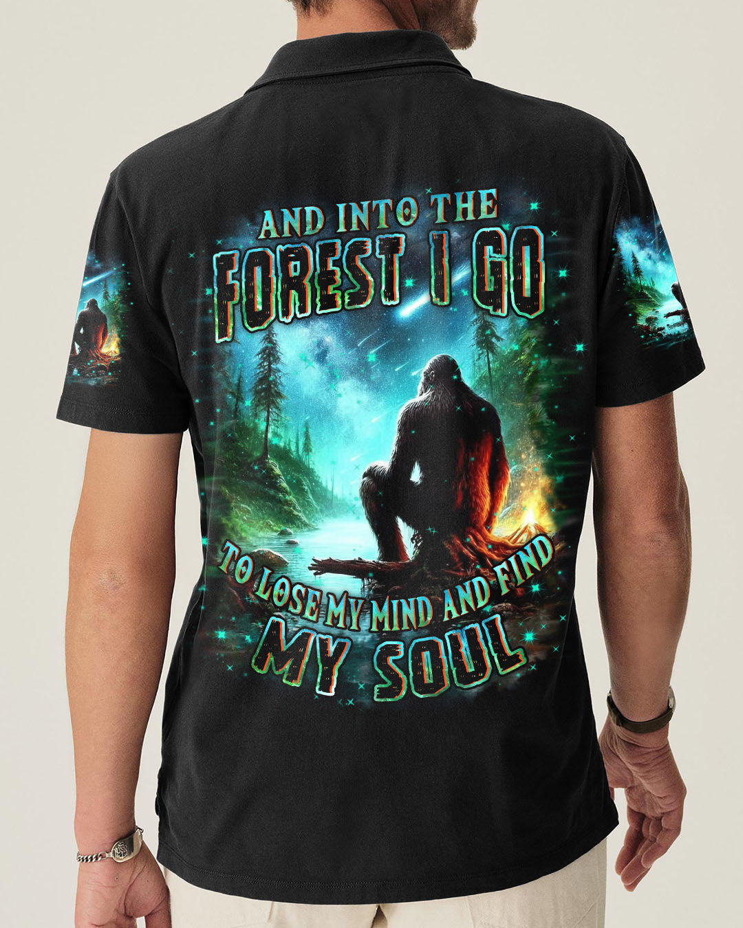 AND INTO THE FOREST I GO BIGFOOT ALL OVER PRINT - YHHN0512253