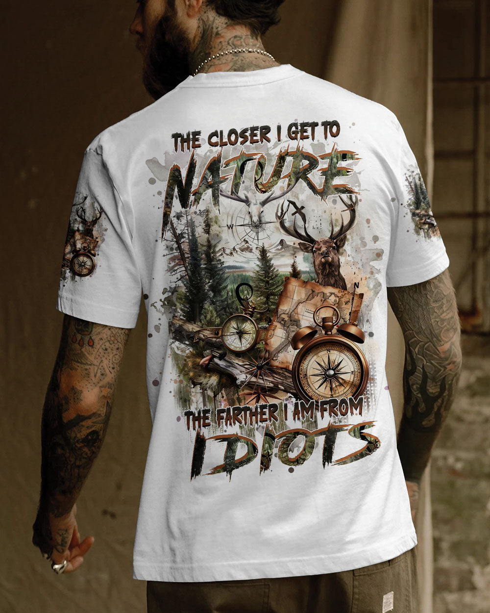 THE CLOSER I GET TO NATURE ALL OVER PRINT - YHHN0608242