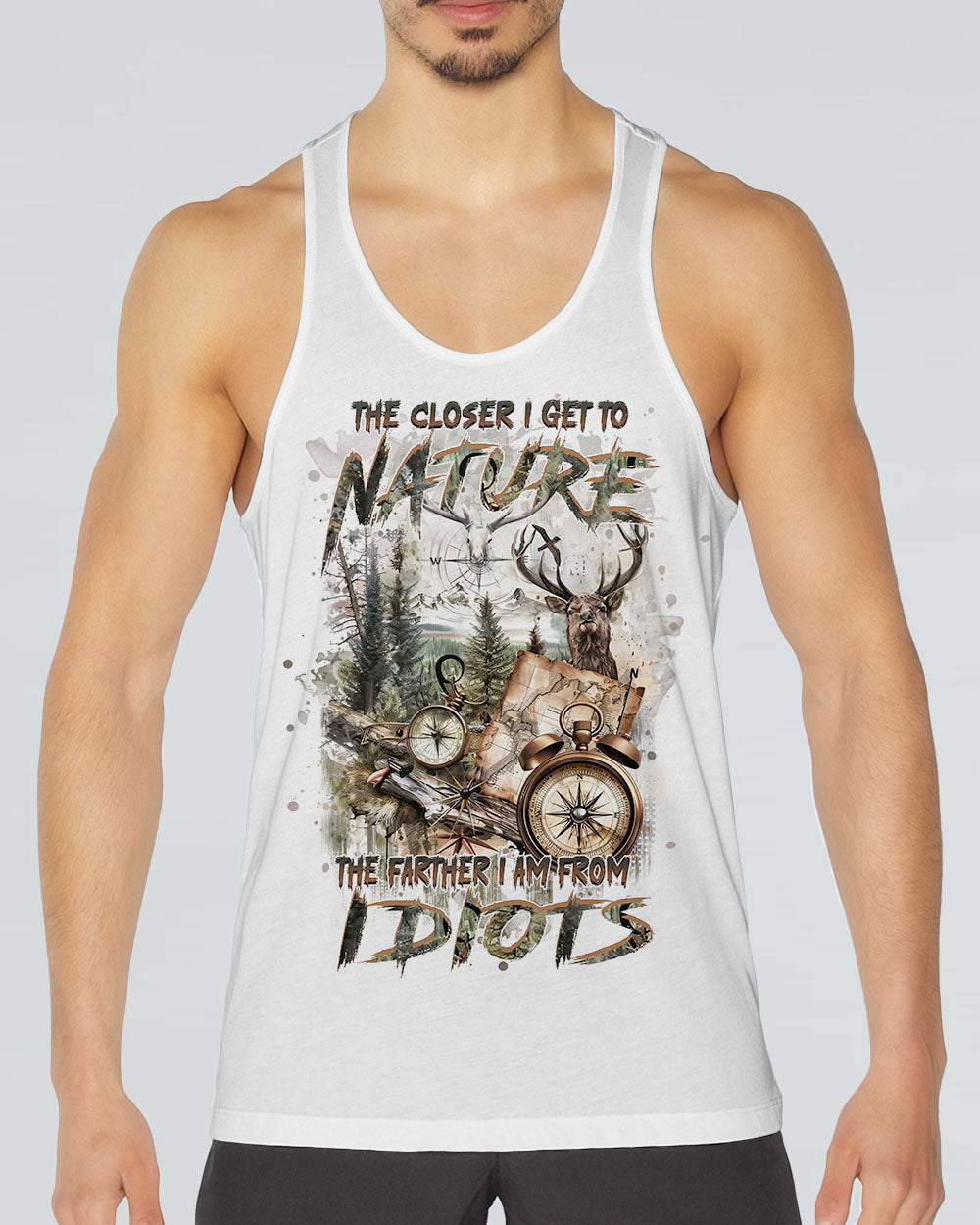 THE CLOSER I GET TO NATURE ALL OVER PRINT - YHHN0608242