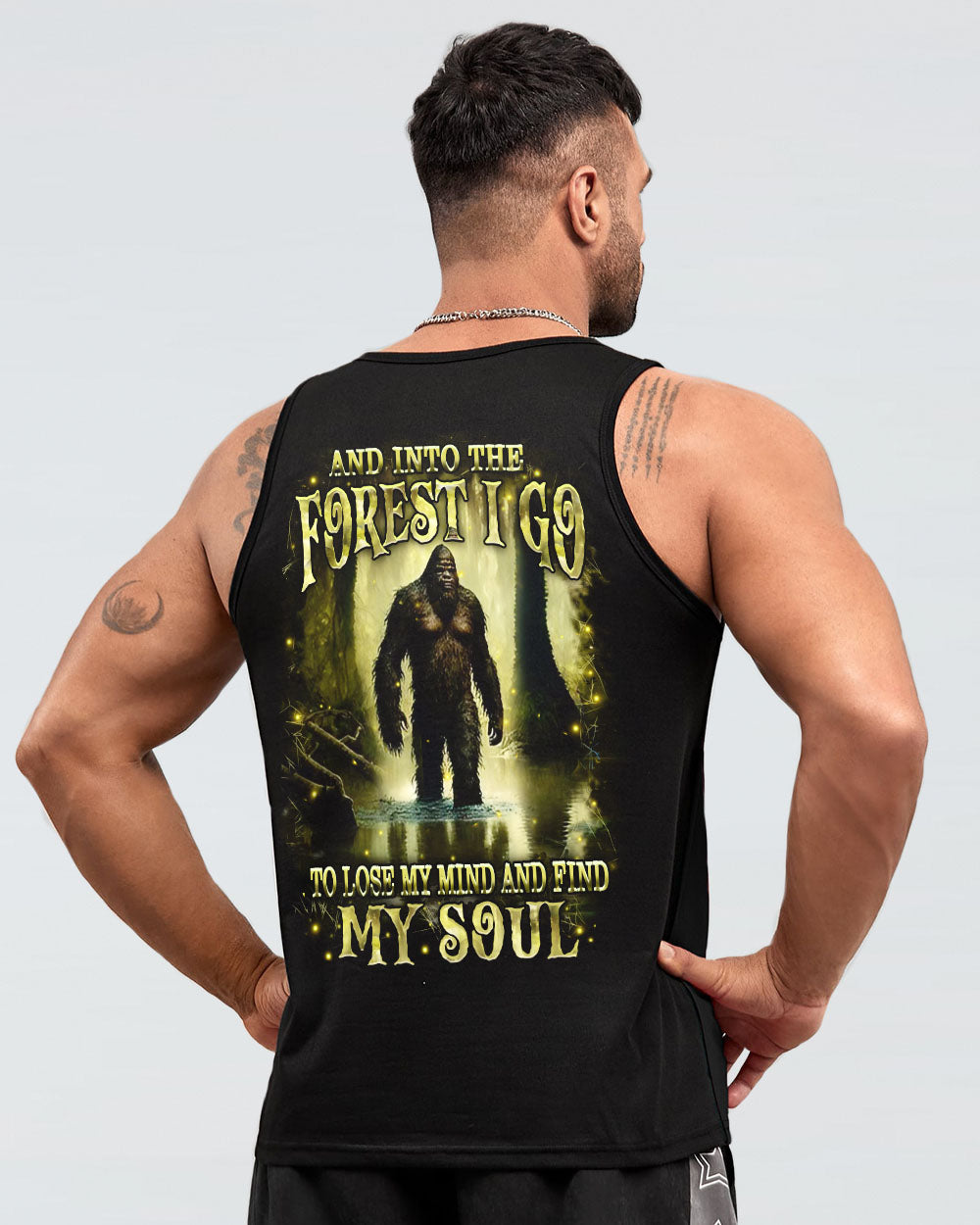 AND INTO THE FOREST I GO BIGFOOT ALL OVER PRINT - YHHN0812253