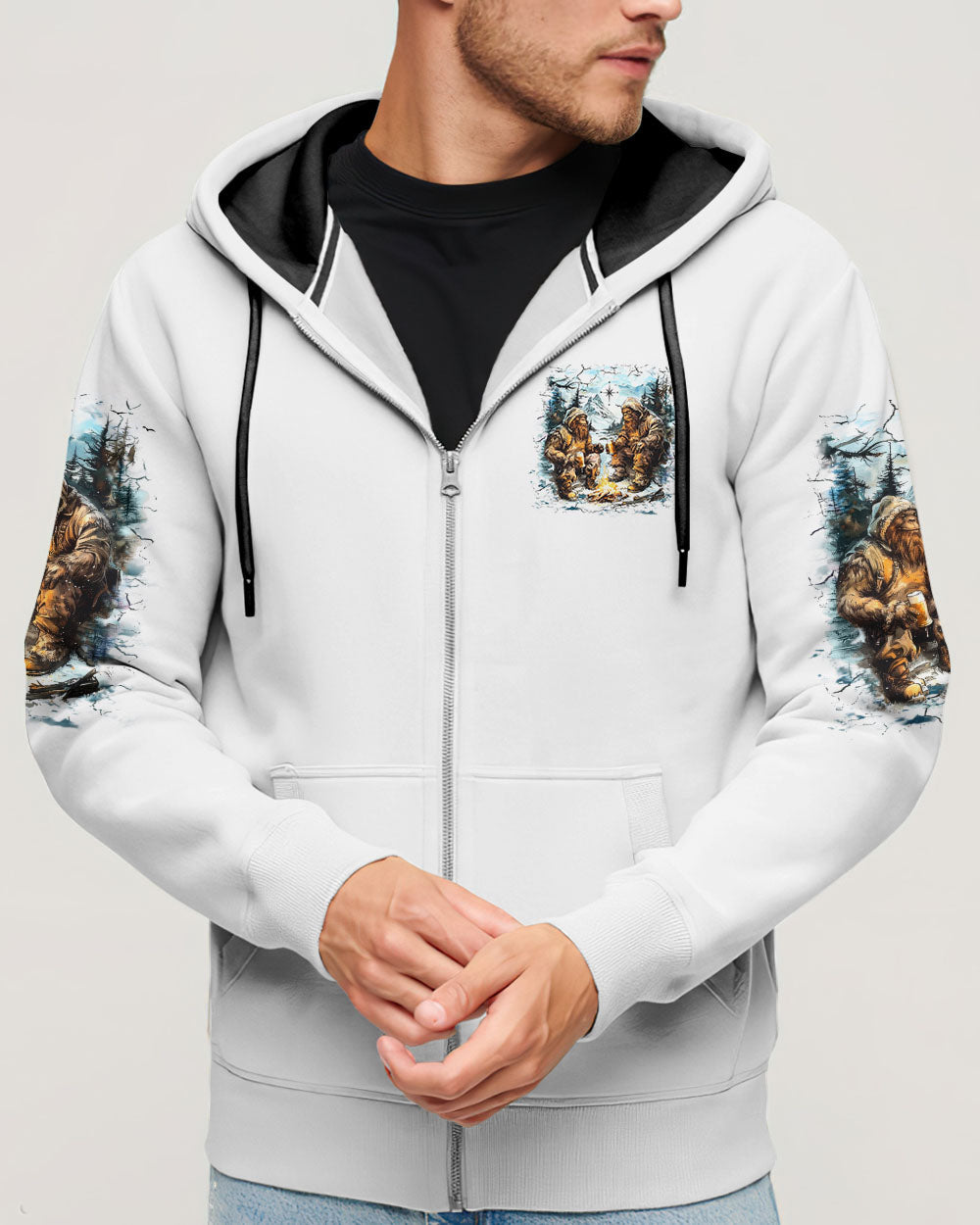 MAKING MEMORIES ONE CAMPFIRE AT A TIME BIGFOOT ALL OVER PRINT - YHHN1001253