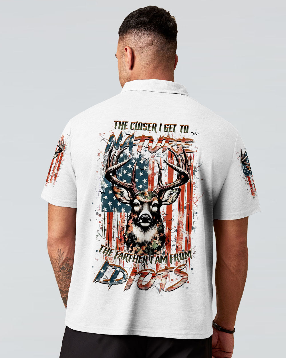 THE CLOSER I GET TO NATURE DEER HUNTING ALL OVER PRINT - YHHN1206241