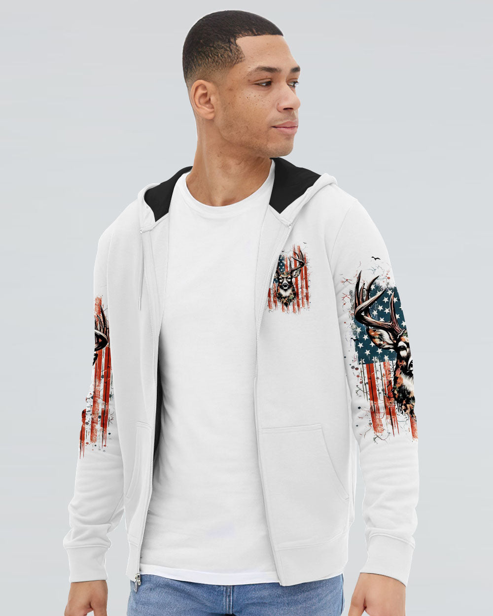 THE CLOSER I GET TO NATURE DEER HUNTING ALL OVER PRINT - YHHN1206241