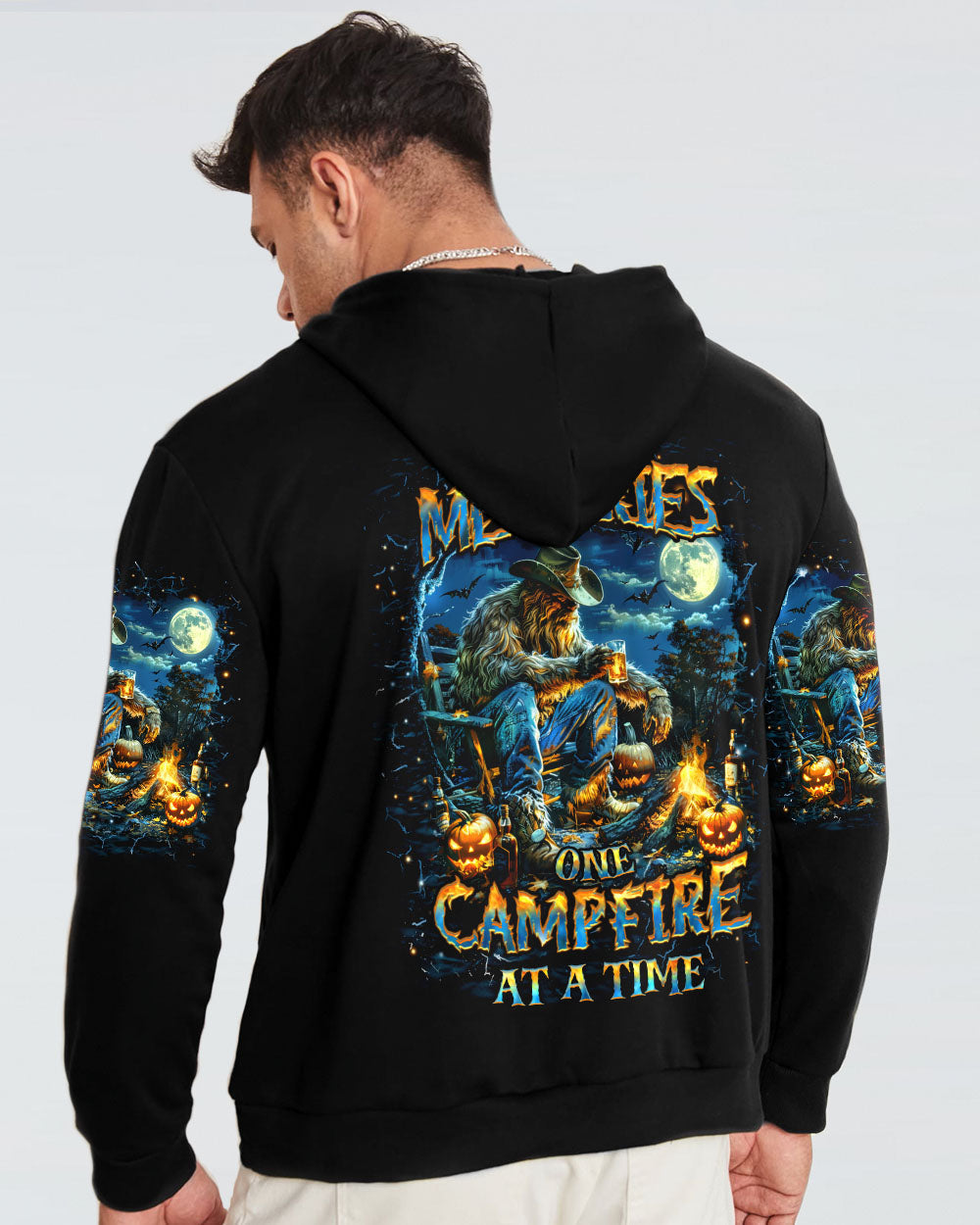 MAKING MEMORIES ONE CAMPFIRE BIGFOOT HALLOWEEN ALL OVER PRINT - YHHN1209242