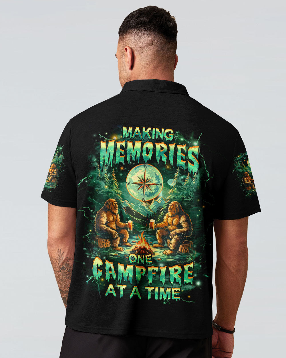 MAKING MEMORIES ONE CAMPFIRE AT A TIME BIGFOOT ALL OVER PRINT- YHHN1212242