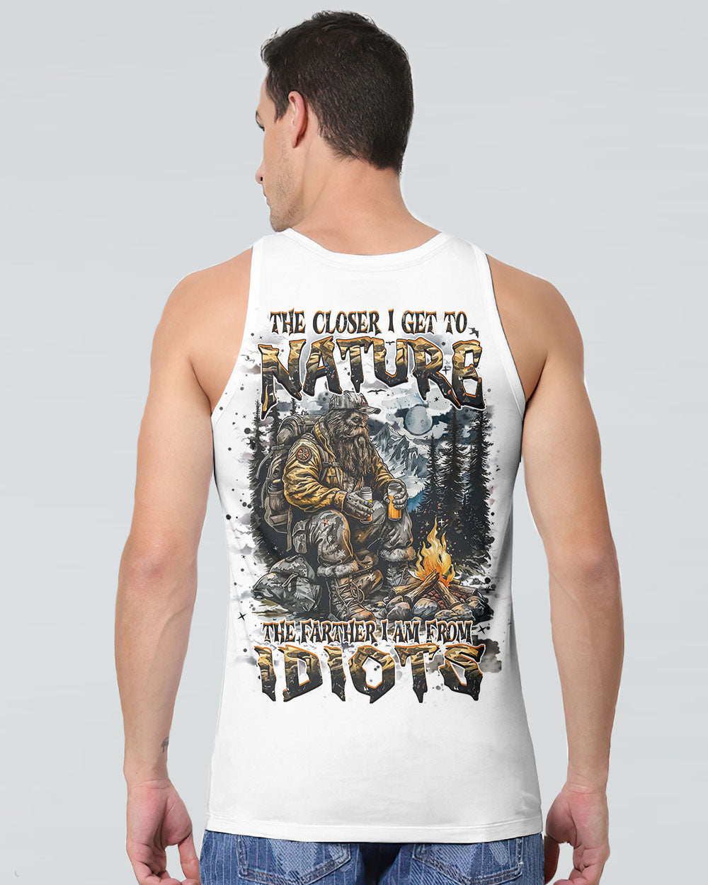 THE CLOSER I GET TO NATURE BIGFOOT ALL OVER PRINT - YHHN1212243