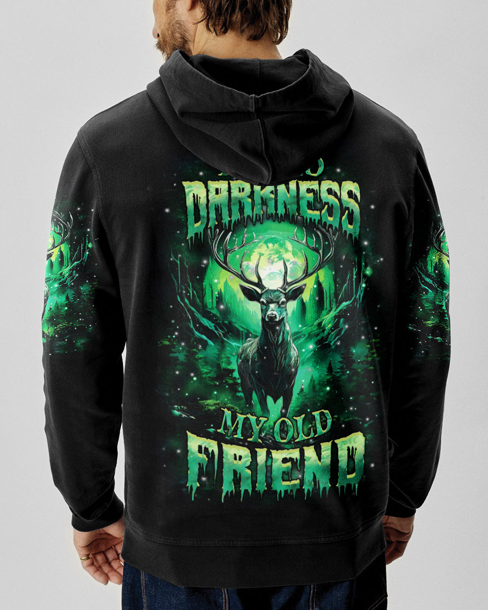 HELLO DARKNESS MY OLD FRIEND DEER ALL OVER PRINT - YHHN1212252