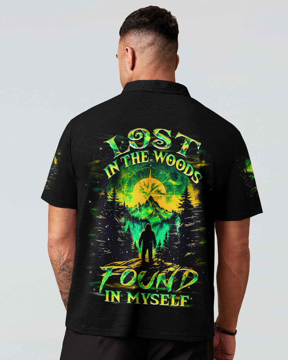 LOST IN THE WOOD FOUND IN MYSELF BIGFOOT ALL OVER PRINT - YHHN1302254